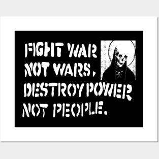 Fight war not wars t shirt Posters and Art